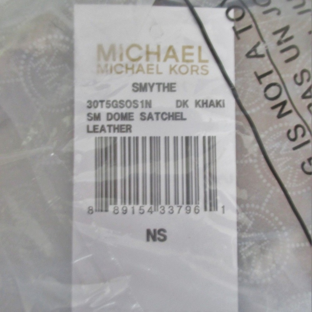 Michael Kors Smythe Small Embossed-Leather Satchel - Picture 8 of 8